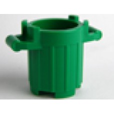 Part 92926 Green Container, Trash Can with 4 Cover Holders 